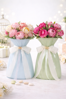 Fiori di Lena | Vaso in vetro con Farfalla H 20 cm.