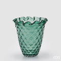 EDG Enzo De Gasperi Vaso Drappo Alveare piccolo verde