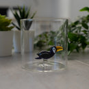 WD Lifestyle Bicchiere 250 ml. in vetro borosilicato con decoro Tema Animali Monterey