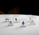 Bicchiere 250 ml. in vetro borosilicato con decoro Tema Newborn Monterey WD Lifestyle