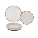 WD Lifestyle Servizio di Piatti 18 pz in Stoneware