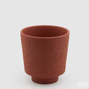EDG Enzo De Gasperi | Vaso con decorazione di foglie