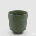 EDG Enzo De Gasperi | Vaso con decorazione di foglie