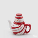EDG Enzo De Gasperi | Teiera Natalizia in ceramica con decoro