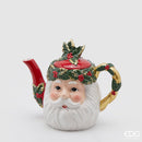 EDG Enzo De Gasperi | Teiera Natalizia in ceramica con decoro