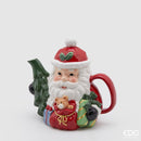 EDG Enzo De Gasperi | Teiera Natalizia in ceramica con decoro