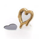 Specchio-Cornice Melted Heart Gold SELETTI