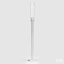 Portacandela Vetro SPEAR a stelo con frangivento By EDG Enzo De Gasperi