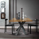 FGF Mobili | Tavolo Fisso Crossing 180x90 cm – Legno Massello