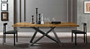 FGF Mobili | Tavolo Fisso Crossing 180x90 cm – Legno Massello