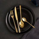 Servizio 24 Posate Monoblocco Taste PVD Gold Sambonet