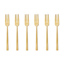Set forchetta dolce 6 pezzi Rock Gold PVD Sambonet