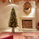 EDG Enzo De Gasperi | Albero di Natale Pino Luxury New Slim con 2000 Led  H 180 cm