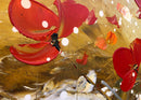 Quadro Papaveri sul Mare DIPINTO A MANO  By Agave