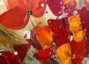 Quadro Papaveri sul Mare DIPINTO A MANO  By Agave