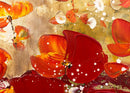 Quadro Papaveri sul Mare DIPINTO A MANO  By Agave
