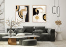 Quadro "Black and Gold 1" Agave