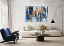 AGAVE Quadro DIPINTO A MANO Shadow da 150x100 cm.