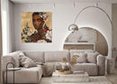 Quadro Dalila  100x100 DIPINTO A MANO By AGAVE