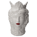 Mastercraft | Vaso Testa Principe / Principessa con Bocca Rossa H.39 cm