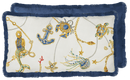 Cuscino rettangolare in cotone Double Face Collezione PORTOFINO By Baci Milano