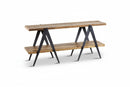 Consolle in Legno Bifacciale Dialma Brown