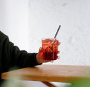 WD Lifestyle | Bicchiere da Cocktail con scritta decorativa in Vetro Borosilicato