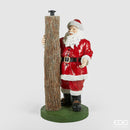 EDG Enzo De Gasperi | Base tronco con Babbo Natale Poly Natale 2025