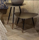 Tavolino sagomato Lifestyle in metallo By Dialma Brown