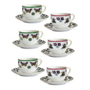 Set 2 pz. tazzine caffè in porcellana AMAZZONIA  By Baci Milano