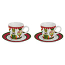 Set 2 Tazzine da Caffè XMas Carol Baci Milano