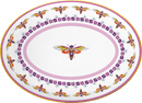 Piatto a servire Ovale in porcellana Collezione AMAZZONIA  By Baci Milano
