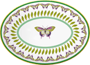 Piatto a servire Ovale in porcellana Collezione AMAZZONIA  By Baci Milano