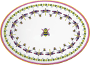 Piatto a servire Ovale in porcellana Collezione AMAZZONIA  By Baci Milano
