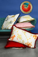 Cuscino quadrato in cotone Double Face Collezione PORTOFINO By Baci Milano