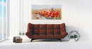 Quadro Papaveri sul Mare DIPINTO A MANO  By Agave