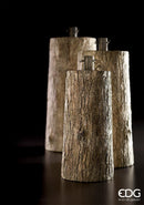 EDG Enzo De Gasperi | Base tronco H 55 cm effetto legno per Albero Natale