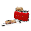 Tostapane Anni 50 2 Fette Grandi (4X2) Rosso Smeg