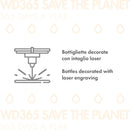 Bottiglia termica da 500 ml in acciaio a doppia parete 24 ore Freddo - 12 Ore Caldo By WD Lifestyle