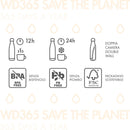Bottiglia termica da 500 ml in acciaio a doppia parete 24 ore Freddo - 12 Ore Caldo By WD Lifestyle