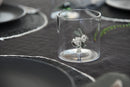 Bicchiere 250 ml. in vetro borosilicato con decoro Tema Floreale Monterey WD Lifestyle