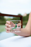 Bicchiere 250 ml. in vetro borosilicato con decoro Tema Floreale Monterey WD Lifestyle