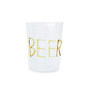 WD Lifestyle | Bicchiere da Cocktail con scritta decorativa in Vetro Borosilicato