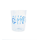 WD Lifestyle | Bicchiere da Cocktail con scritta decorativa in Vetro Borosilicato