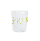 WD Lifestyle | Bicchiere da Cocktail con scritta decorativa in Vetro Borosilicato