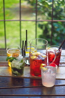 WD Lifestyle | Bicchiere da Cocktail con scritta decorativa in Vetro Borosilicato