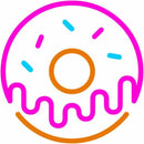 Insegna luminosa led Small Donut Candyschock