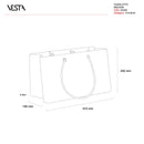 Vesta Portaoggetti Shopper Charlotte in Cristallo Acrilico