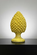 Verus Caltagirone Pigna Siciliana in Ceramica Giallo Lucido