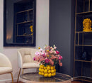 EDG Enzo De Gasperi | Vaso Porta Pianta Ceramica Giallo CHAKRA